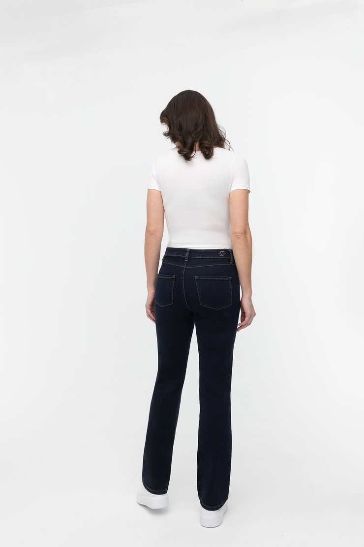 Relaxed Straight Blue Black