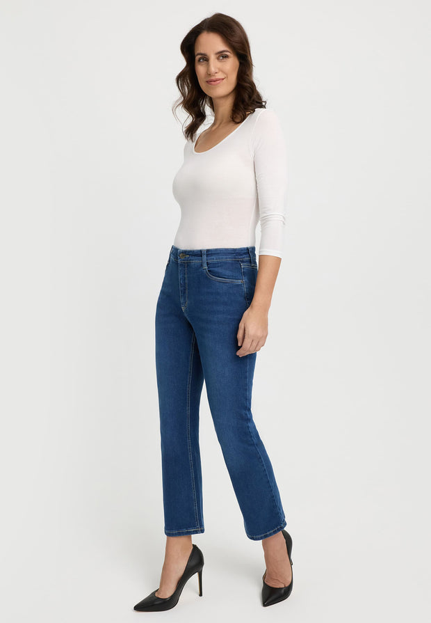 High Waist Kick Leg Authentic Blue Used