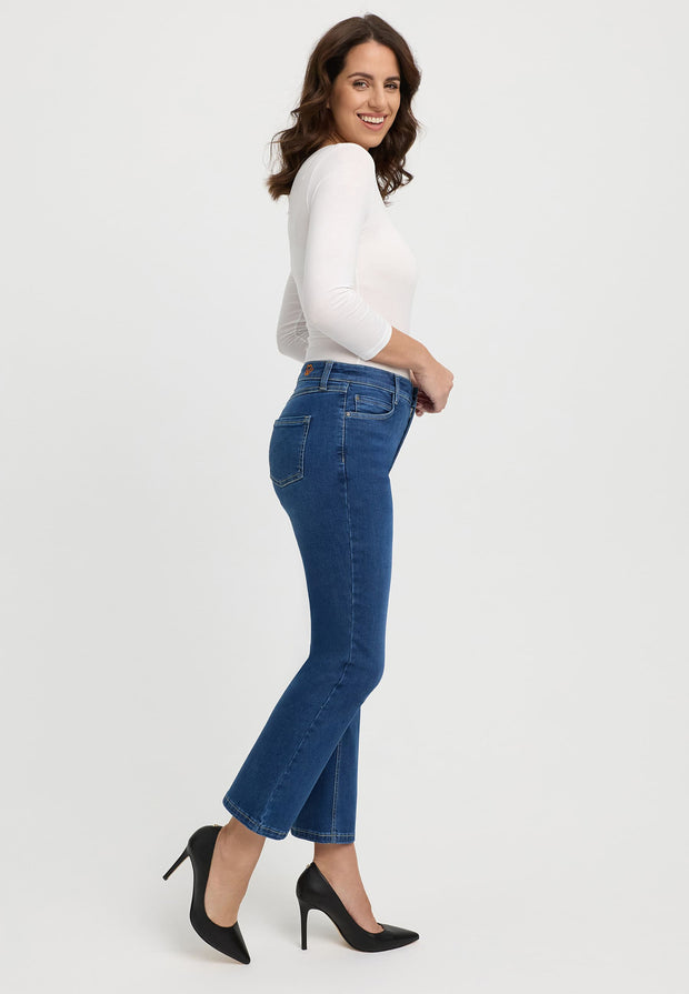 High Waist Kick Leg Authentic Blue Used