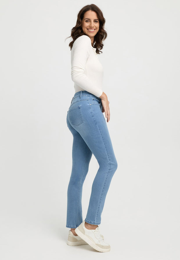 lichtblauwe jeans