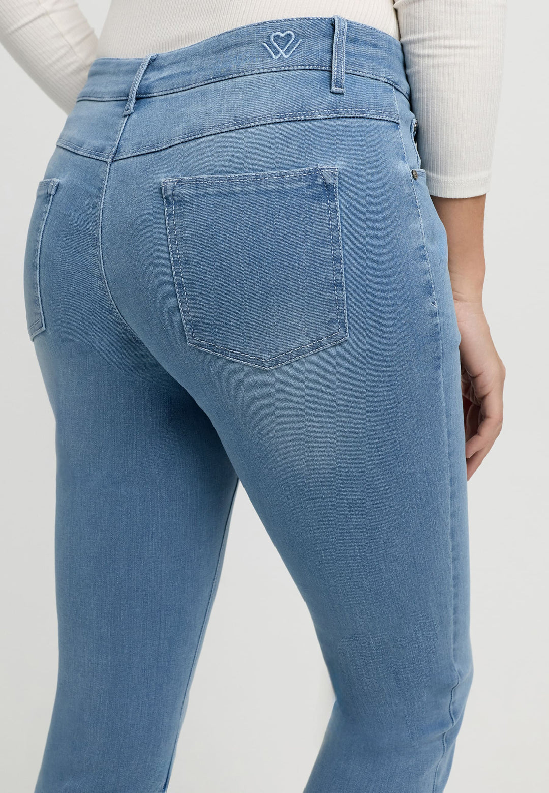【WONDER WONDER】Takin summer back slit denim pants Wonder jeans – Longlady Fashion