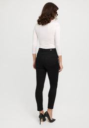 HIGH WAIST SKINNY WH72/WH82 222 FOREVER BLACK ACHTERKANT