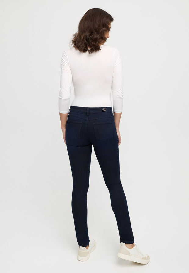 WS80 SKINNY strakke blauwe broek