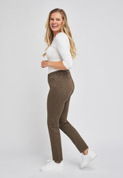 bruine denim dames