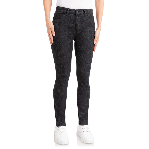 slangenprint broek